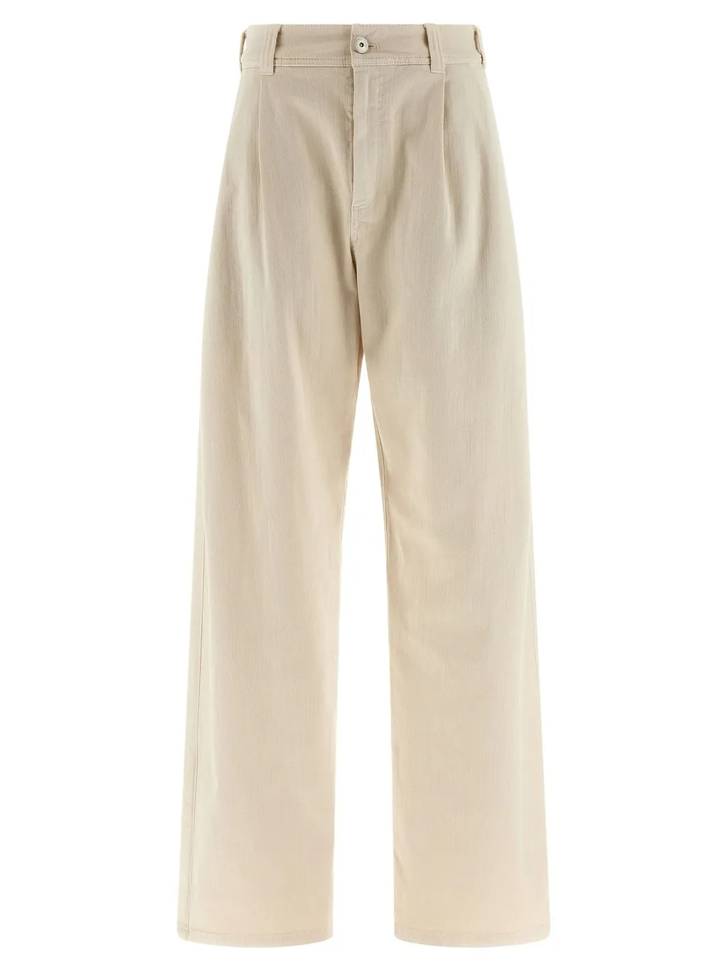 Pleated Straight Leg Trousers