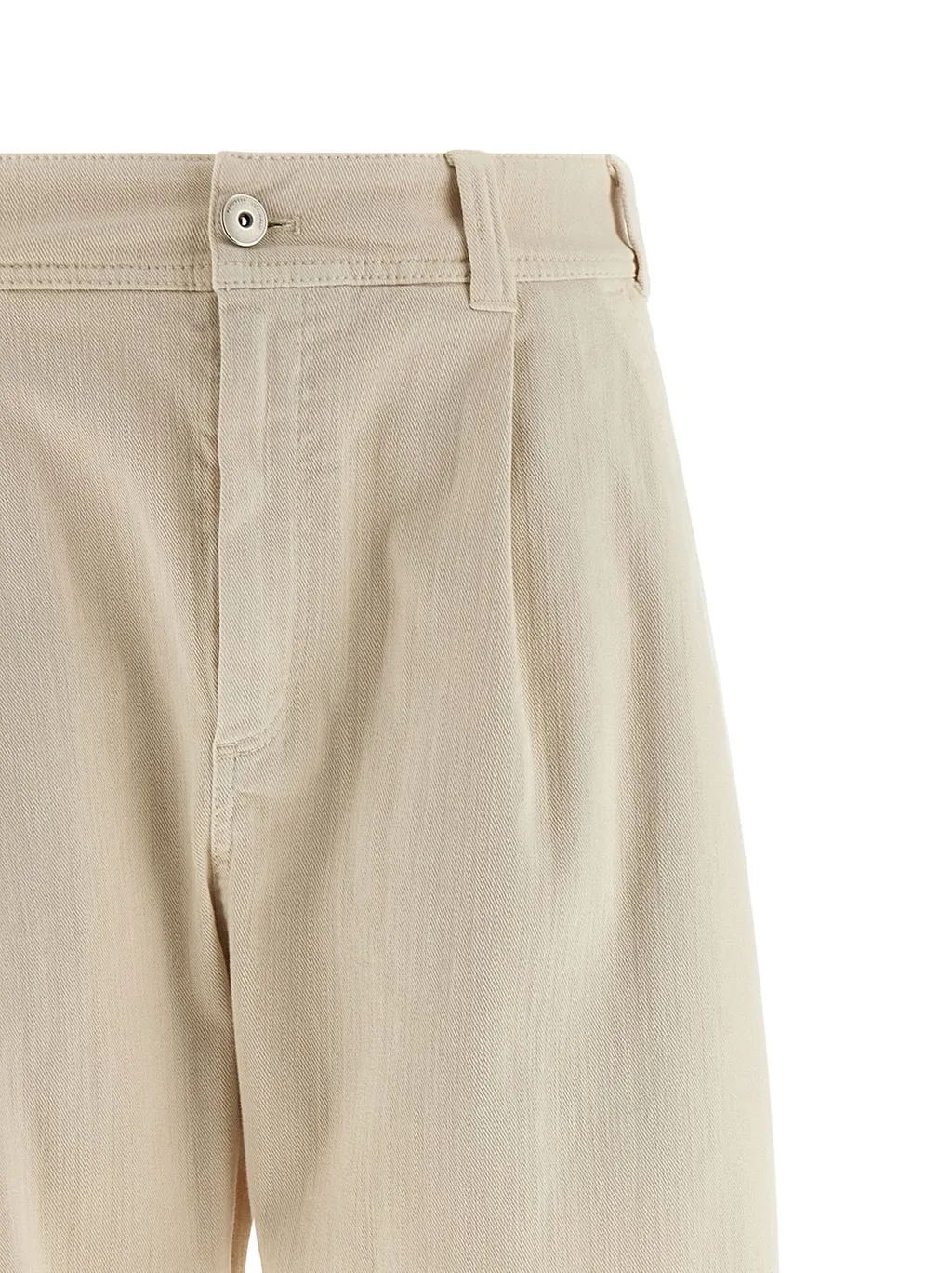Pleated Straight Leg Trousers