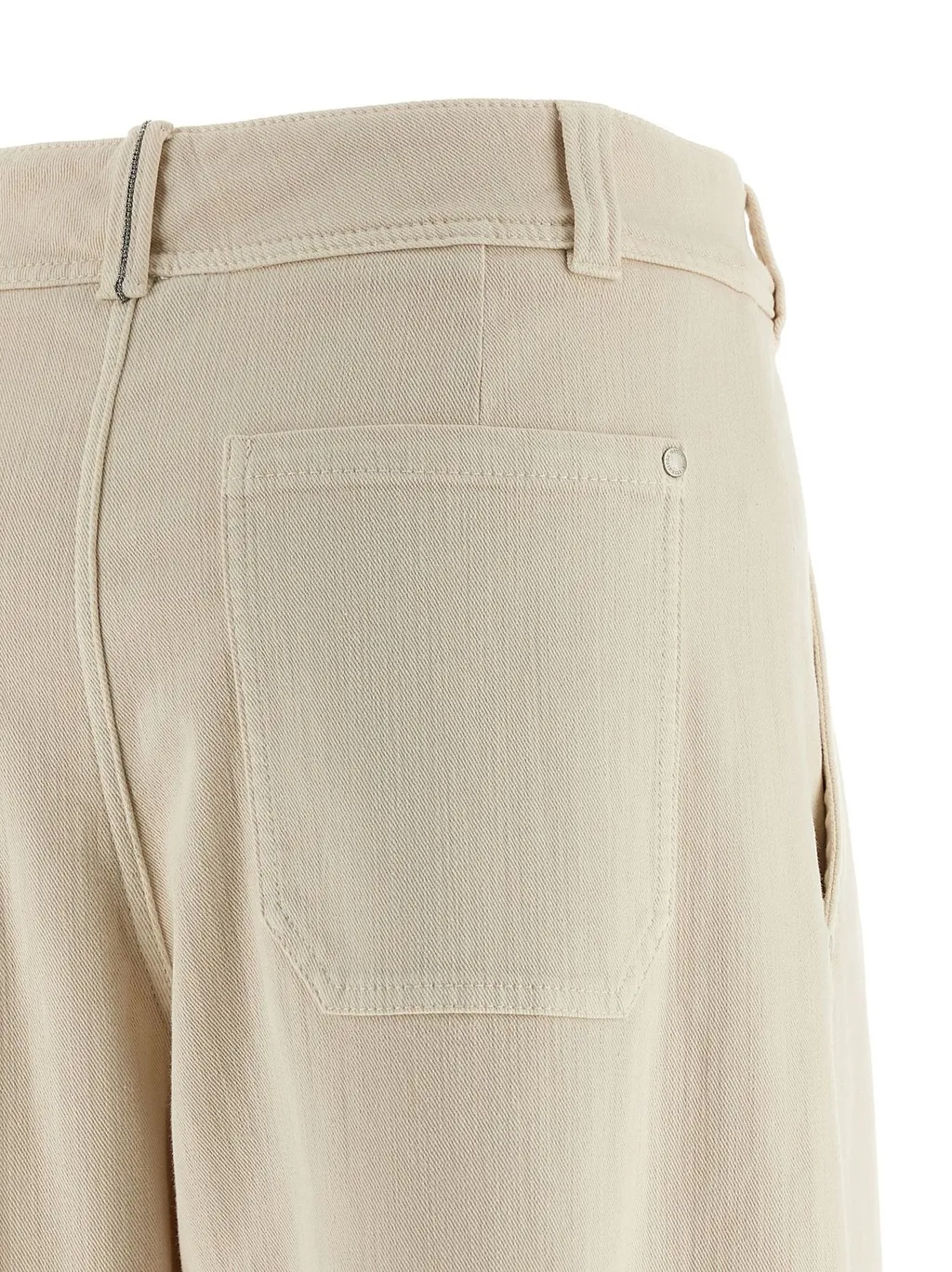 Pleated Straight Leg Trousers