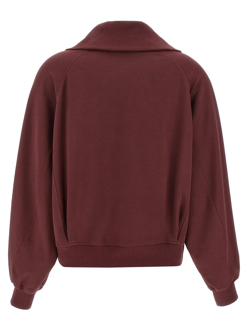 Pocket-Detail Zip-Up Sweatshirt