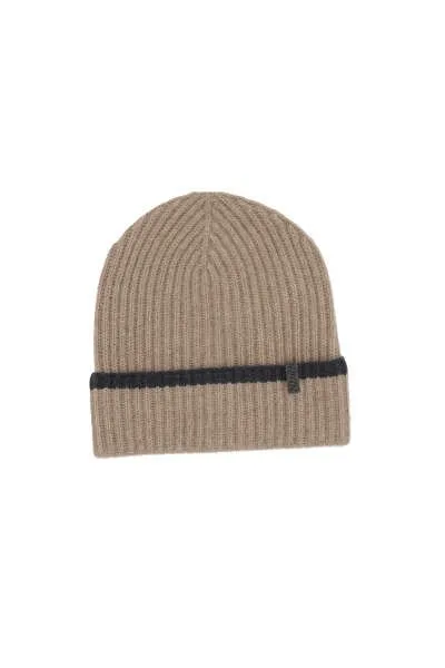 Embellished Ribbed-Knit Beanie