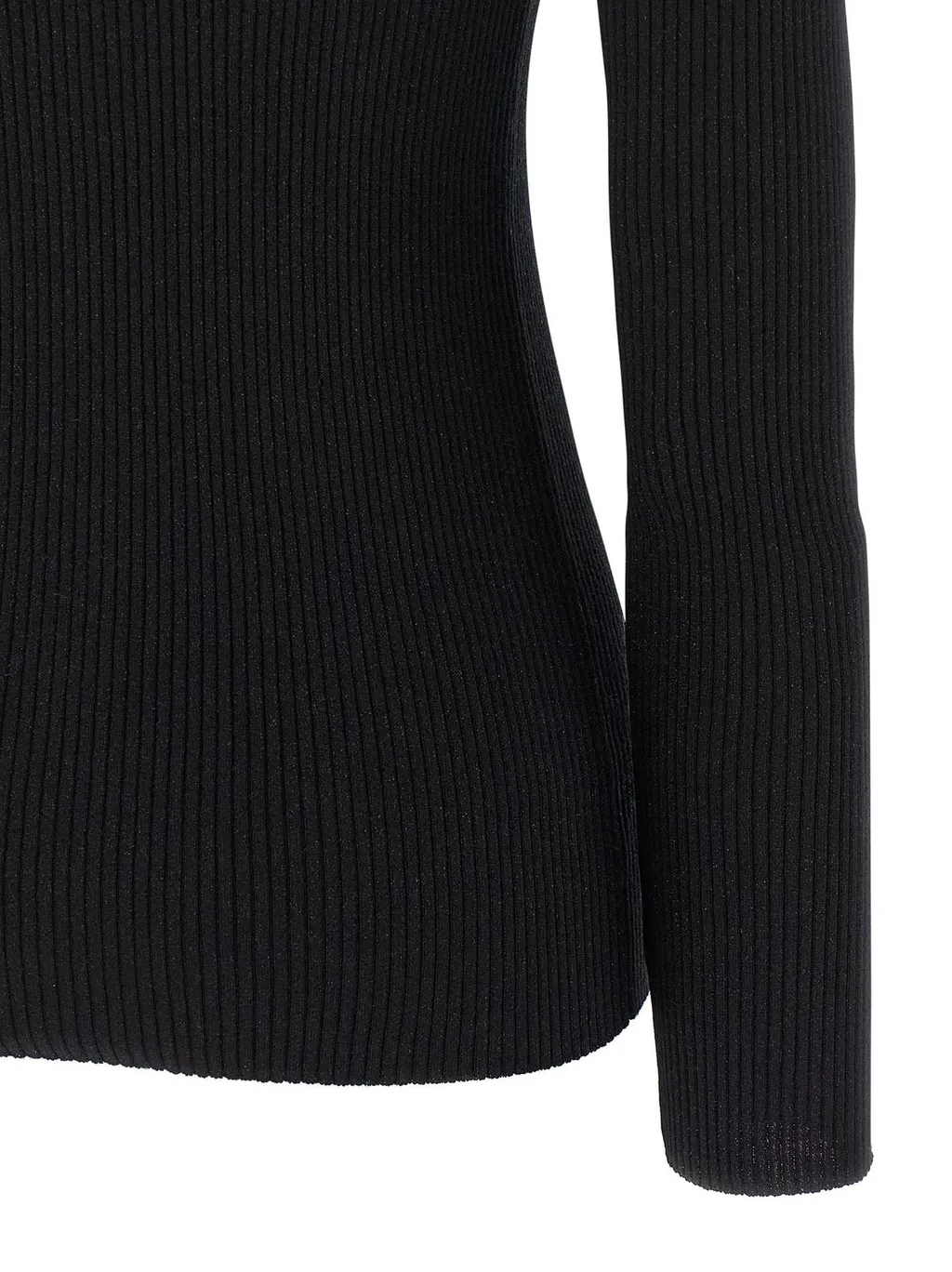 Hooded Ribbed Sweater