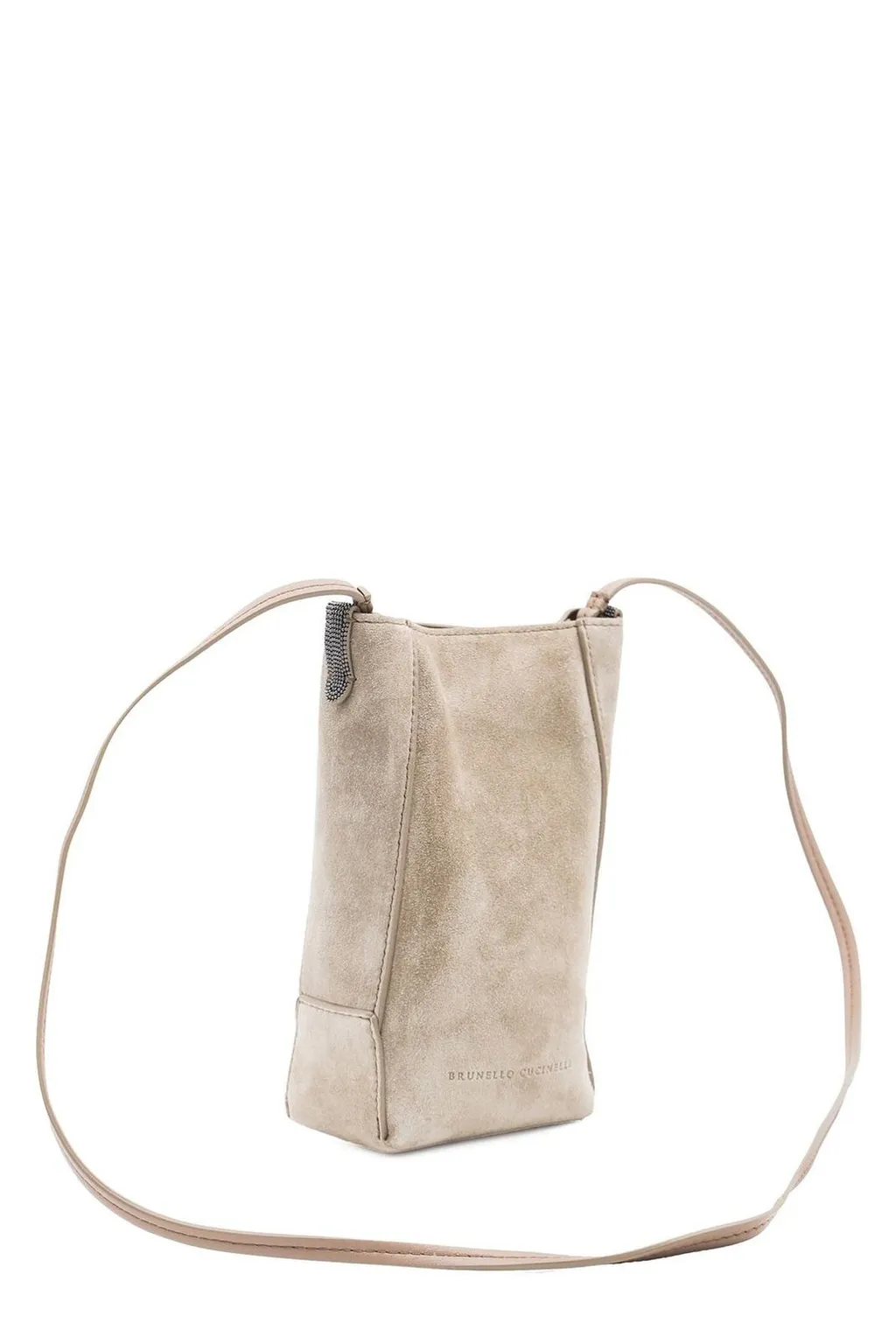 Logo Embossed Shoulder Bag