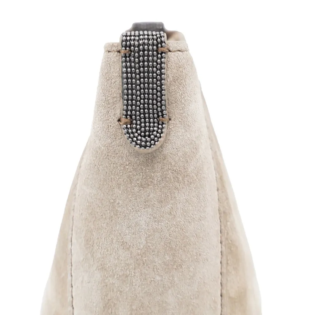 Logo Embossed Shoulder Bag