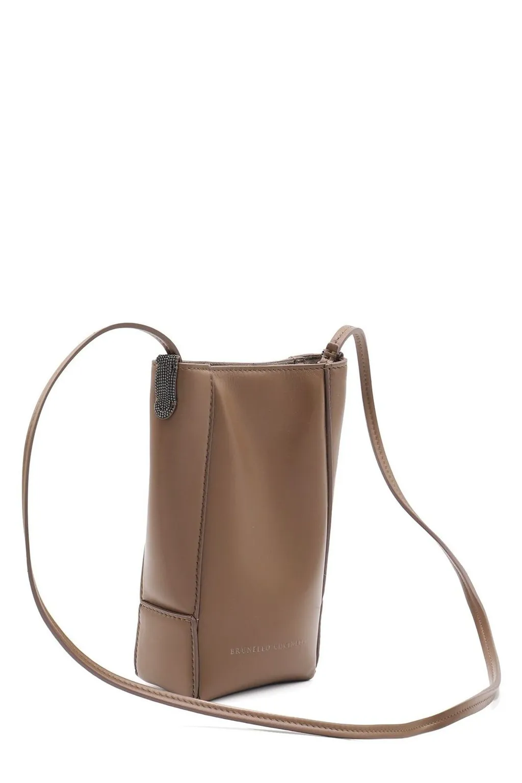 Logo Embossed Shoulder Bag