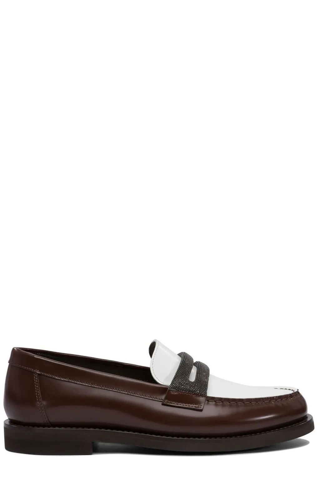 Precious Clamp Minimal Penny Loafers