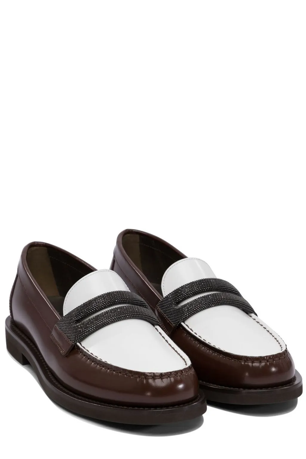 Precious Clamp Minimal Penny Loafers