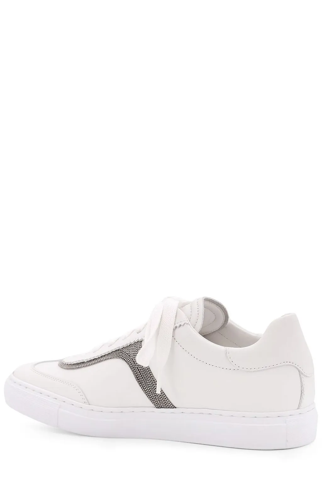 Precious Detailed Lace-Up Sneakers