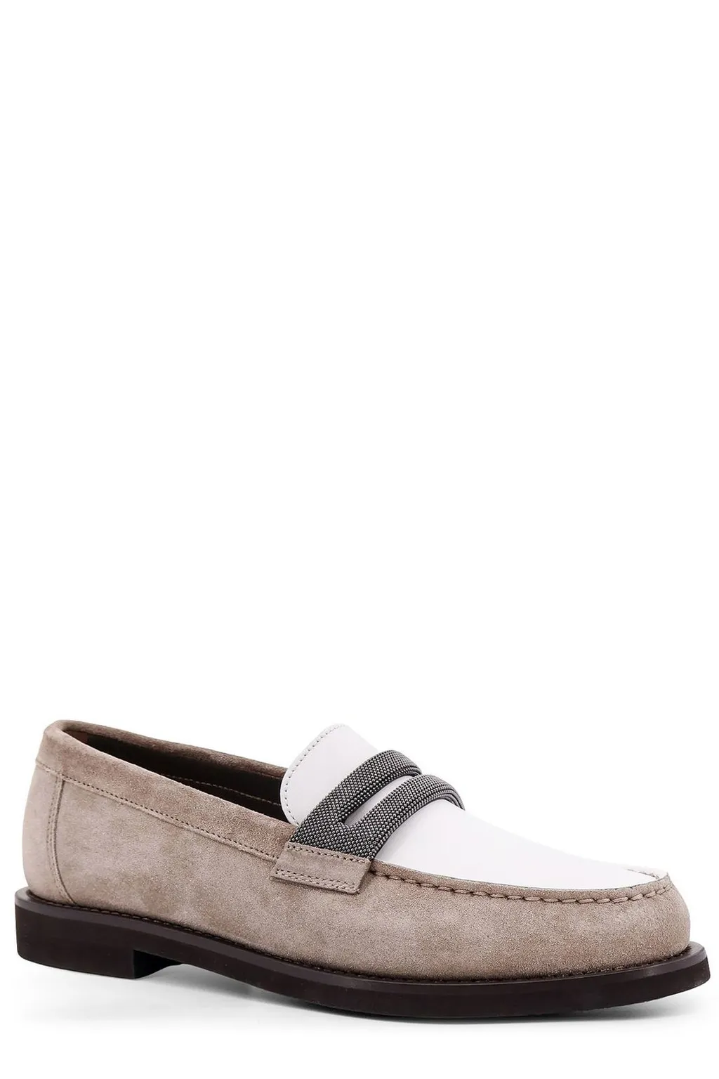 Embellished Slip-On Loafers
