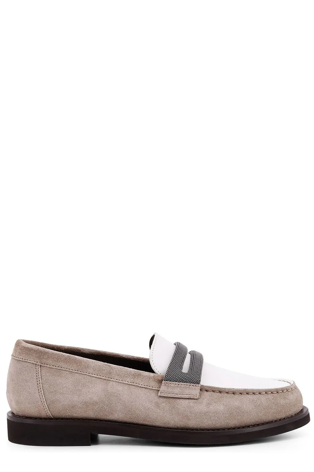 Embellished Slip-On Loafers