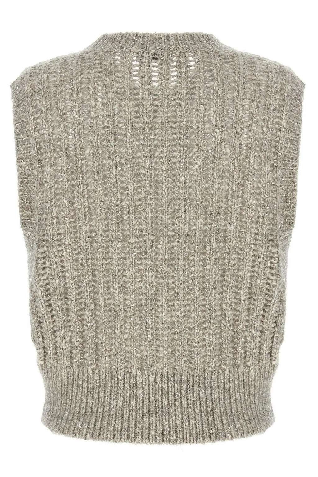 Knitted Sleeveless Jumper