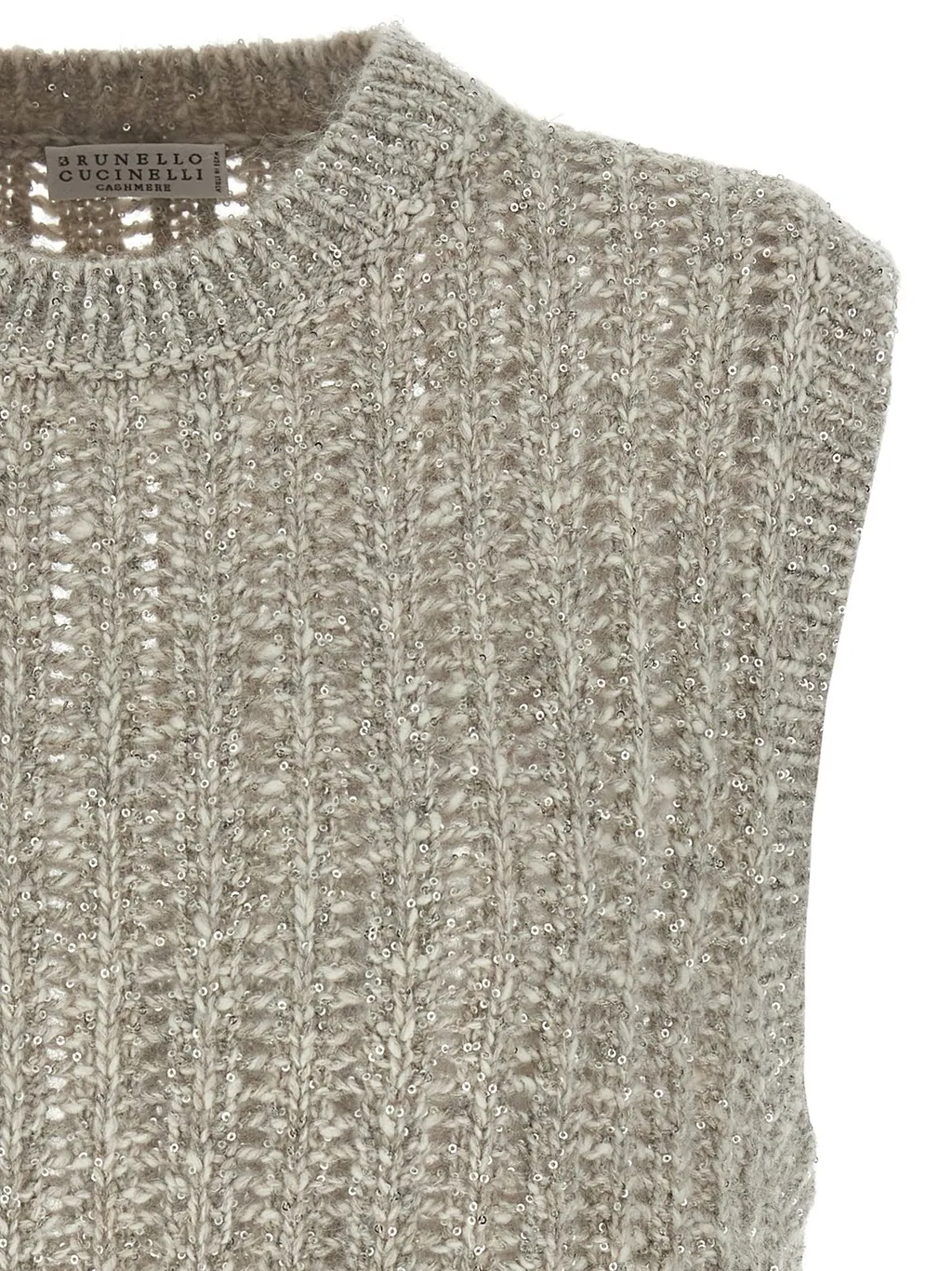 Knitted Sleeveless Jumper