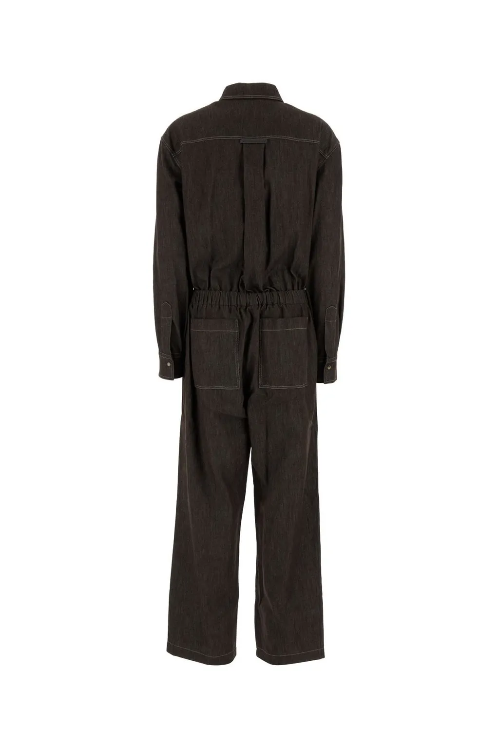 Buttoned Elasticated Waistband Suit