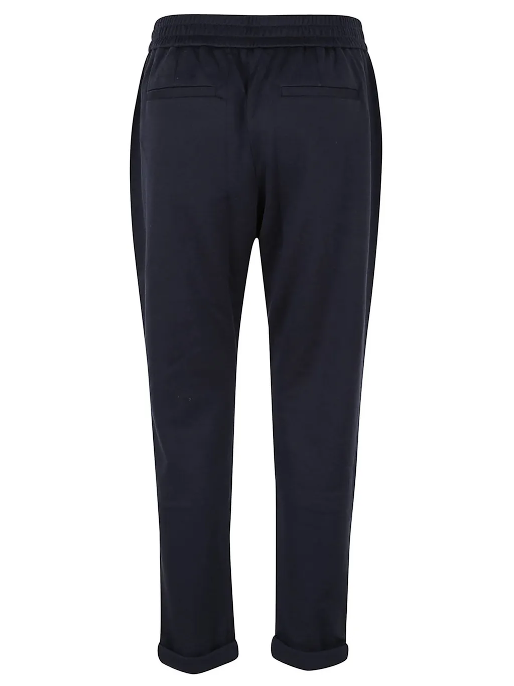 High-Waisted Drawstring Track Pants