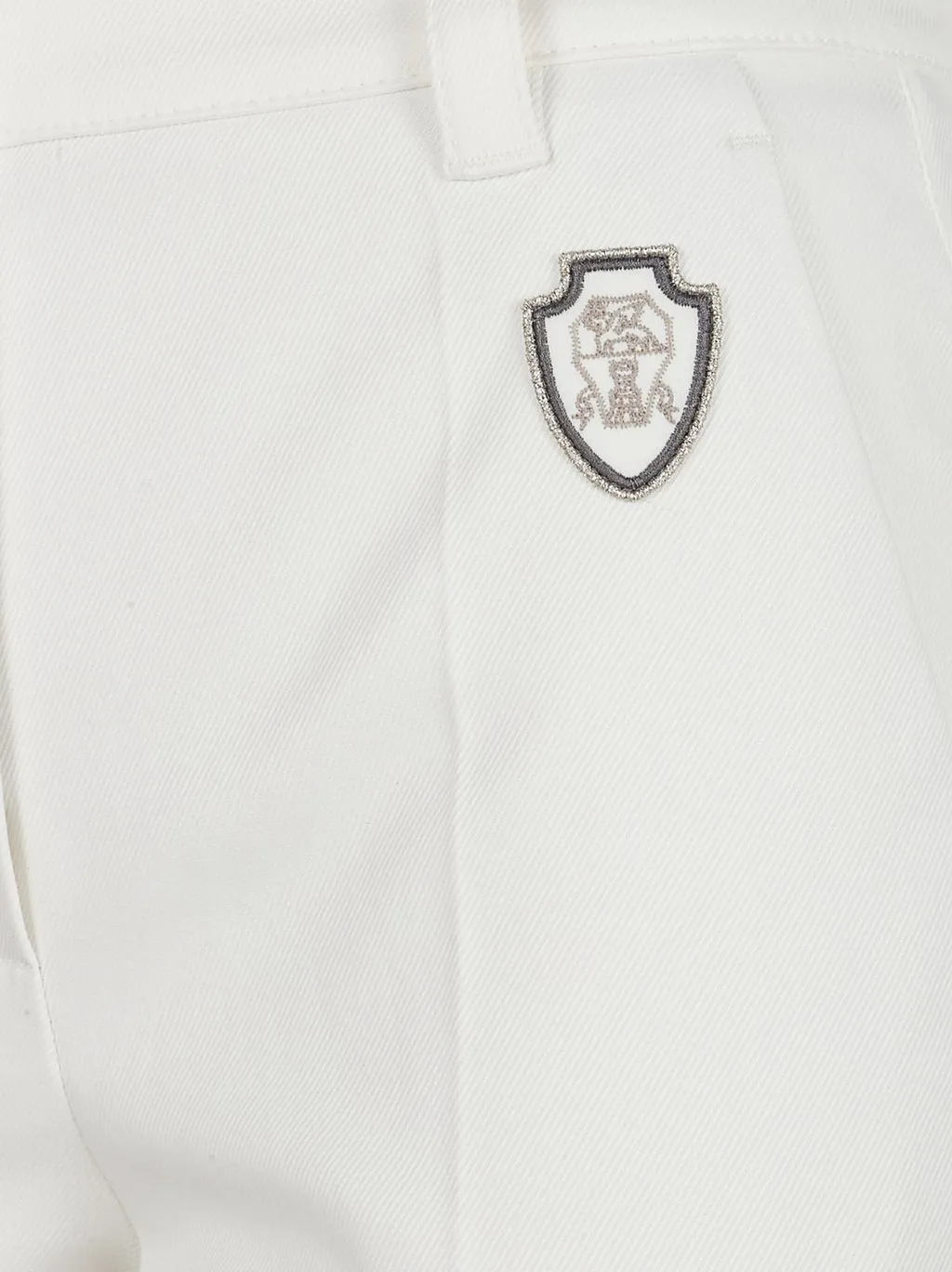 Logo Embroidered Straight Leg Pants