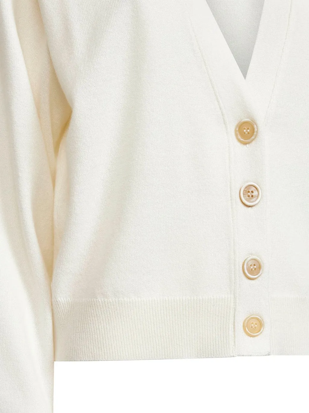 V-Neck Long Sleeved Cardigan