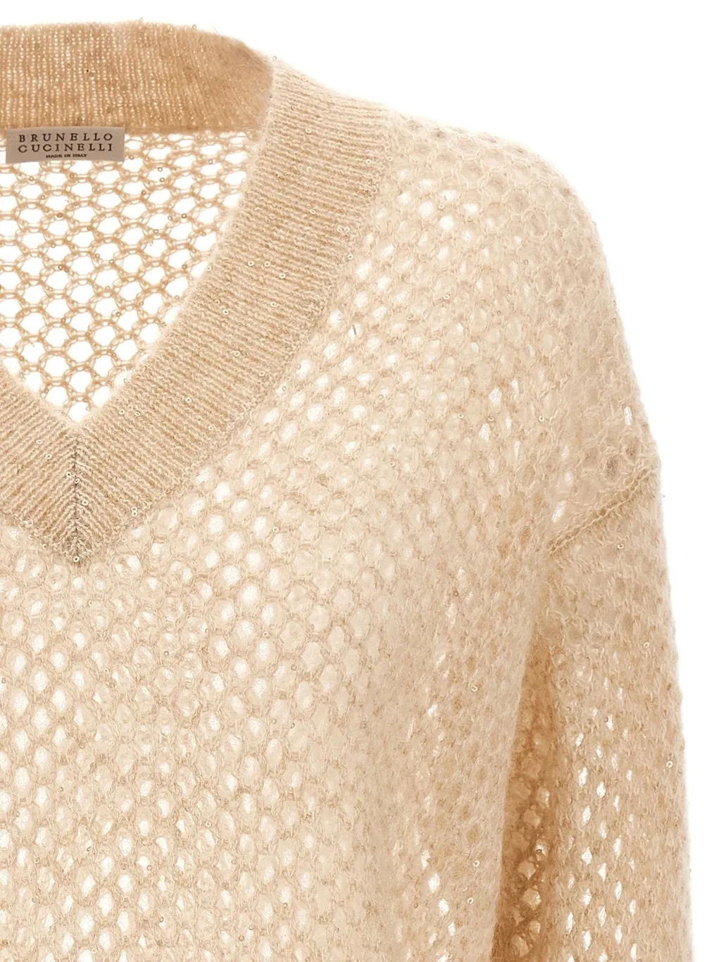 V-Neck Knitted Jumper