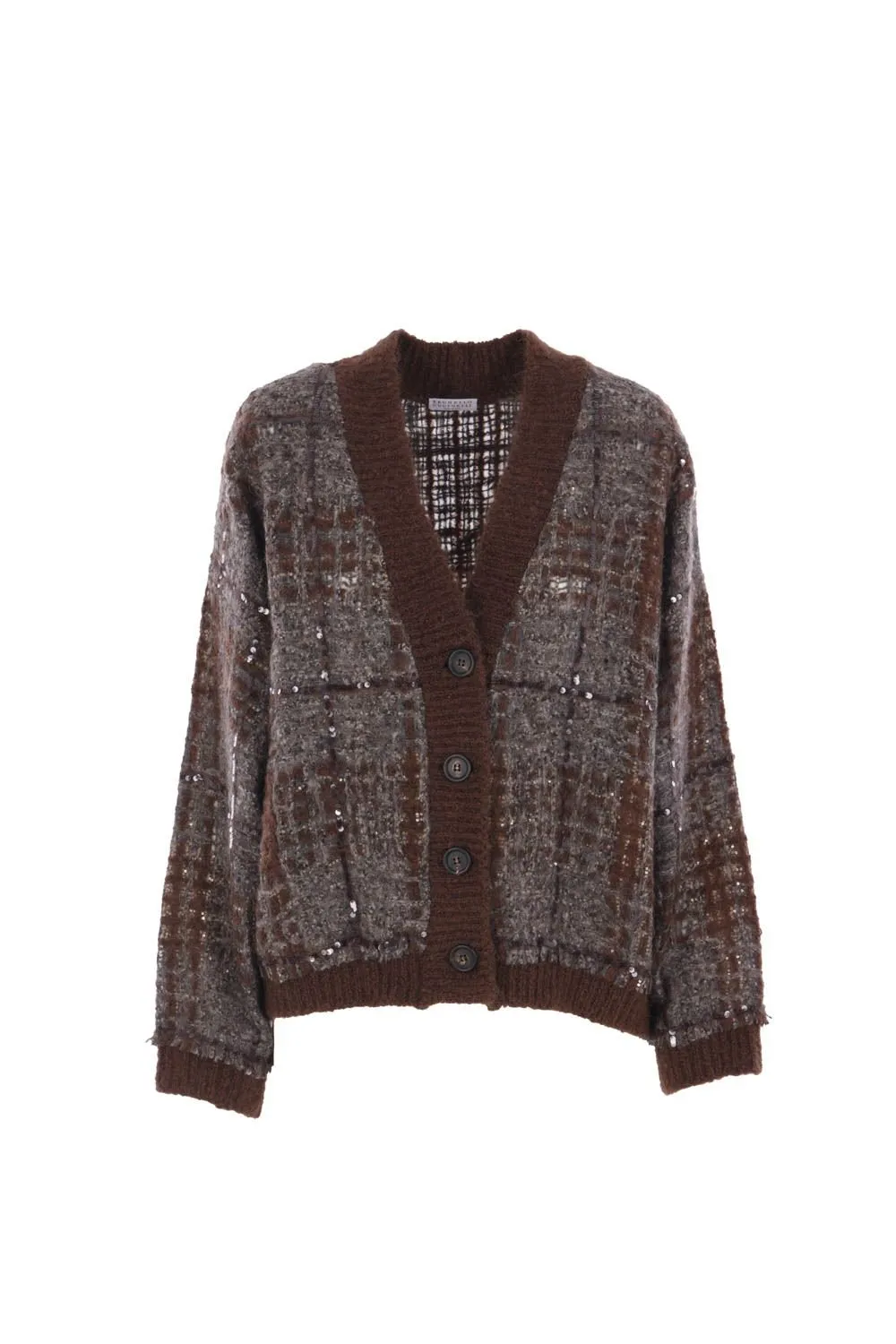 V-Neck Embellished Cardigan