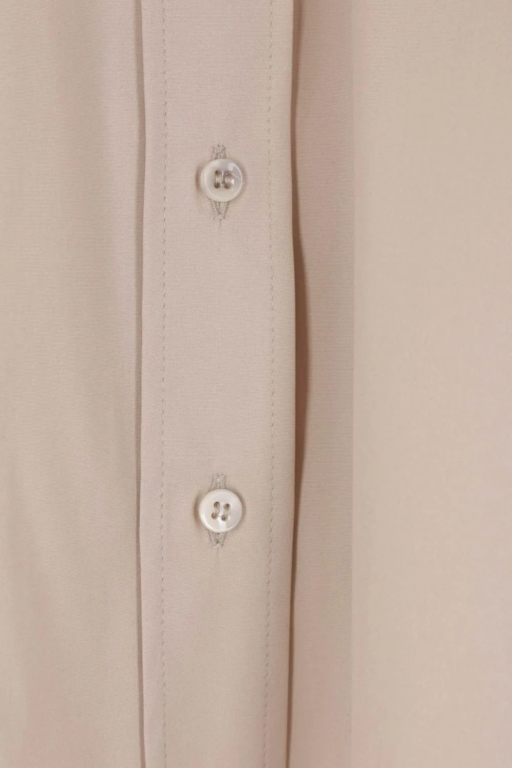Monili Detail Curved Hem Shirt