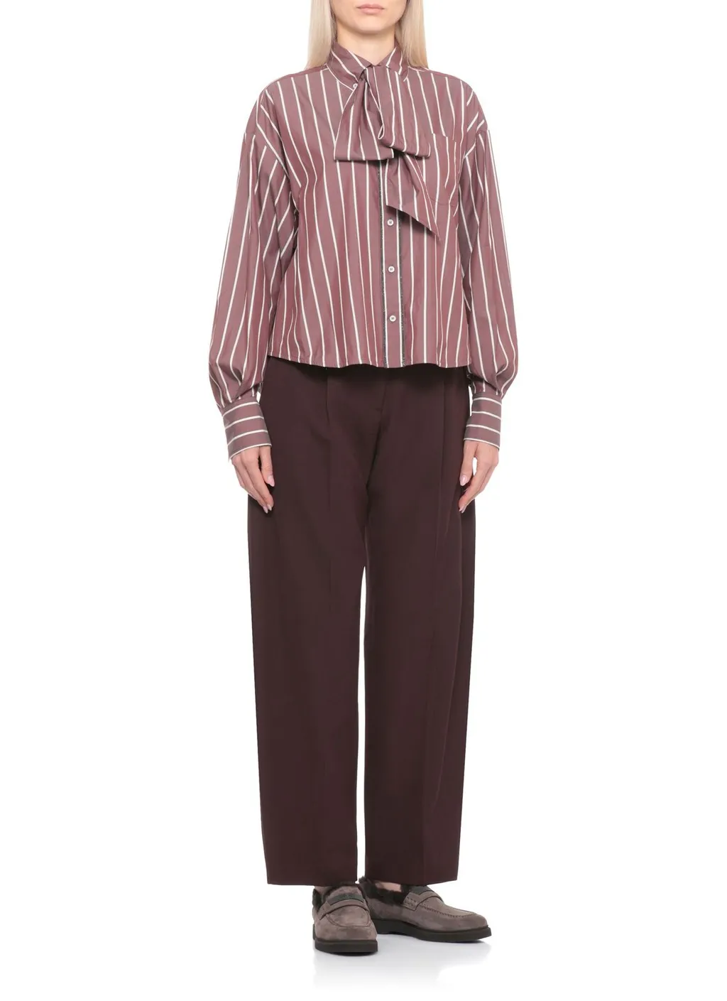 Striped Long-Sleeved Shirt