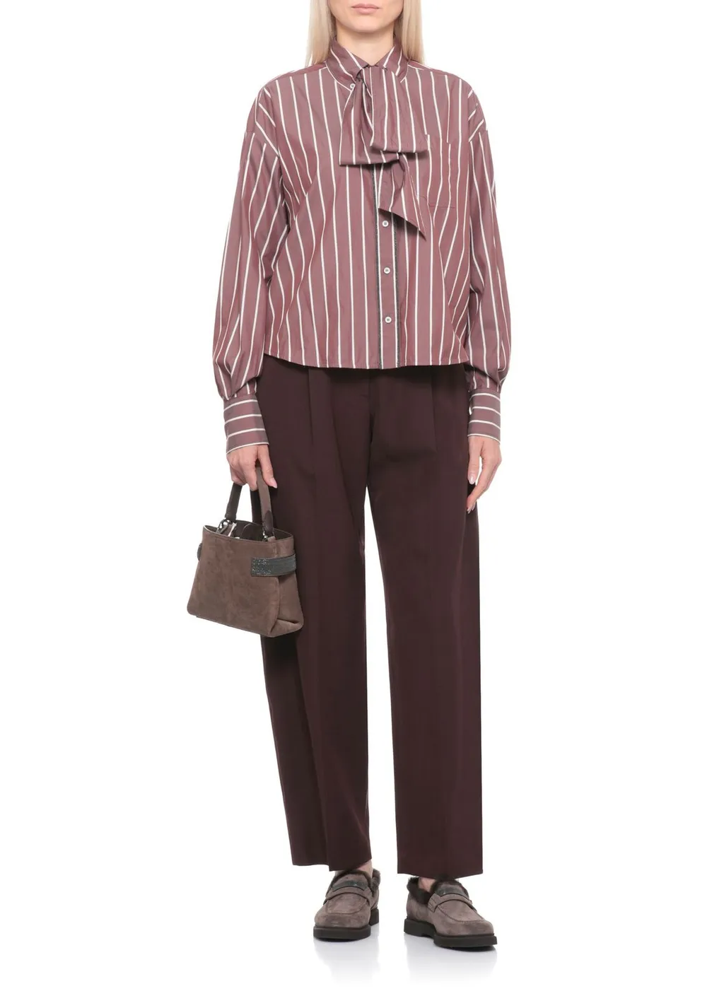 Striped Long-Sleeved Shirt