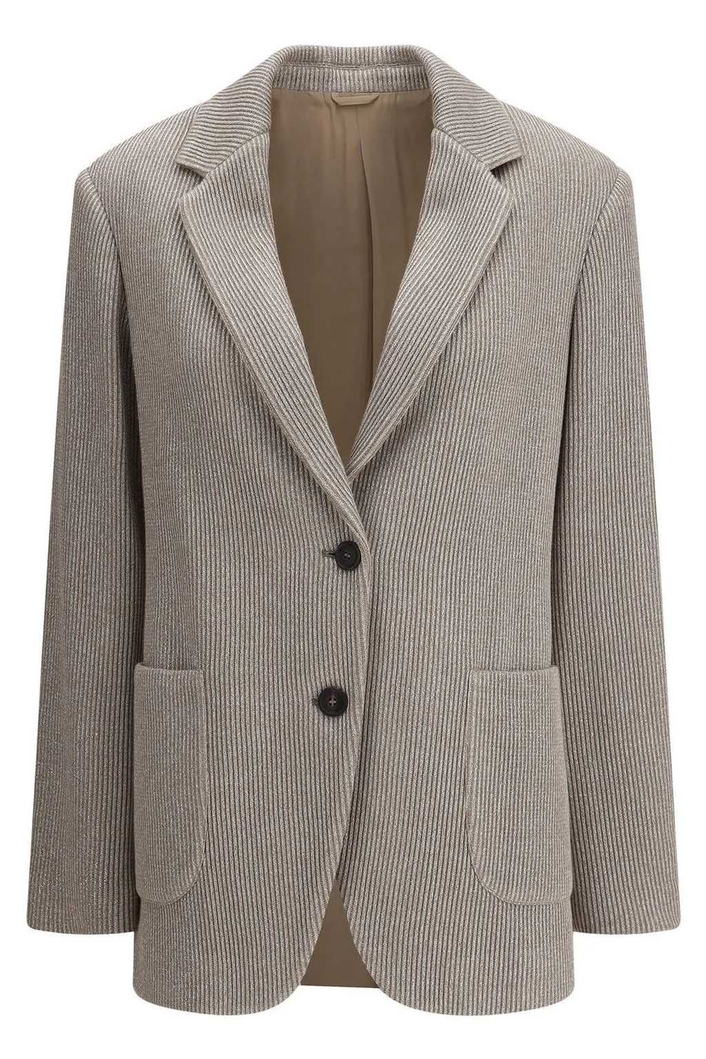Single Breasted Long-Sleeved Blazer