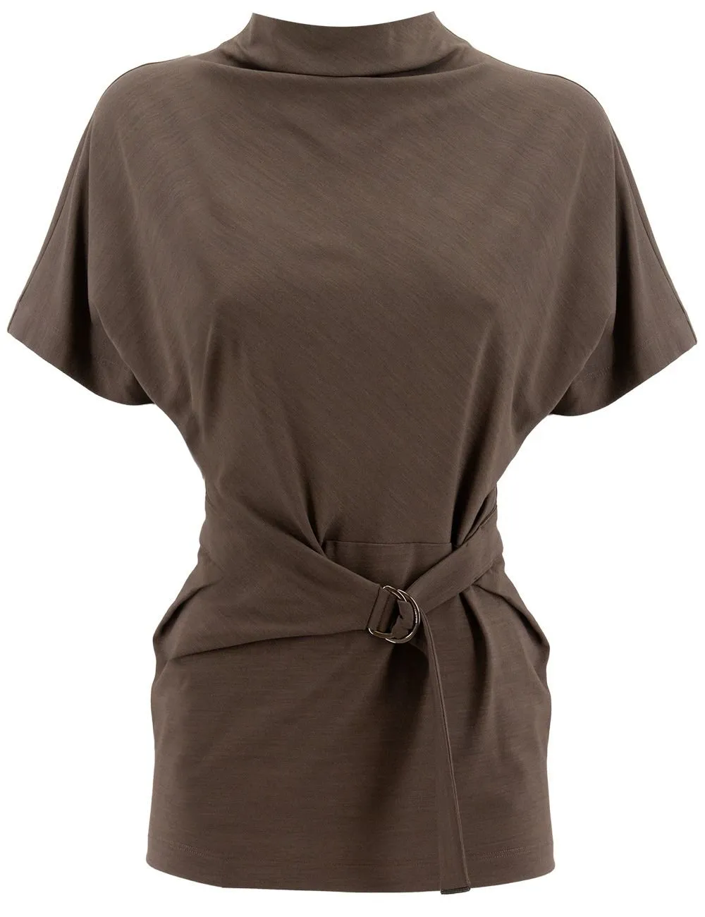 Turtleneck Jersey Top