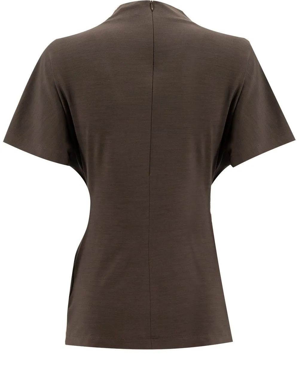 Turtleneck Jersey Top