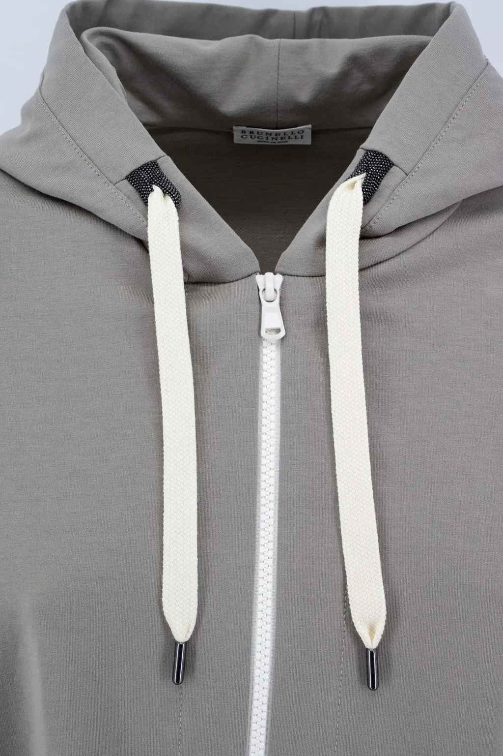Zip-Up Drawstring Hoodie