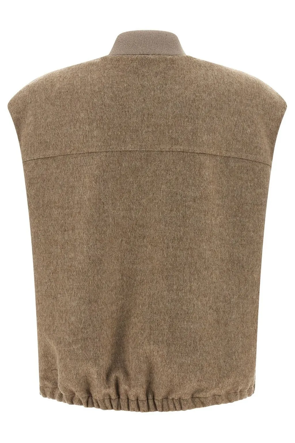 Zip-Up Cap Sleeved Gilet