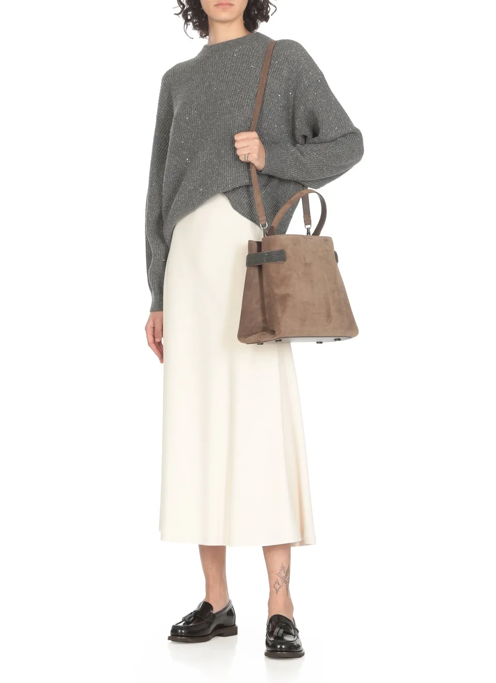 Embellished Top Handle Bag