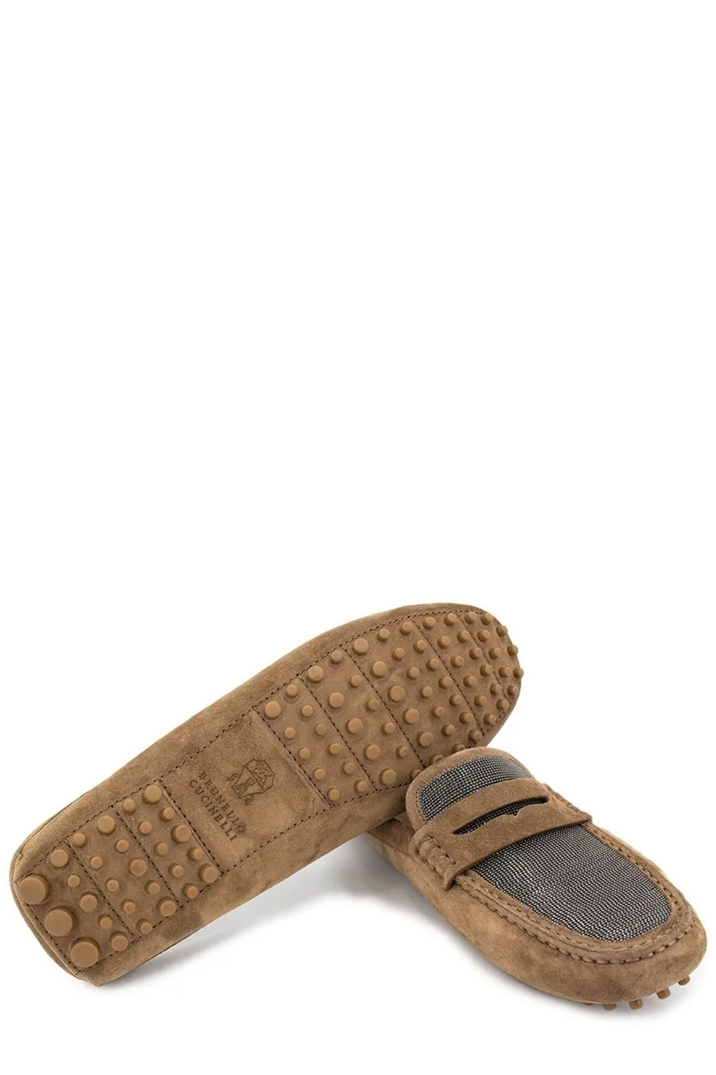 Monili Embellished Loafers