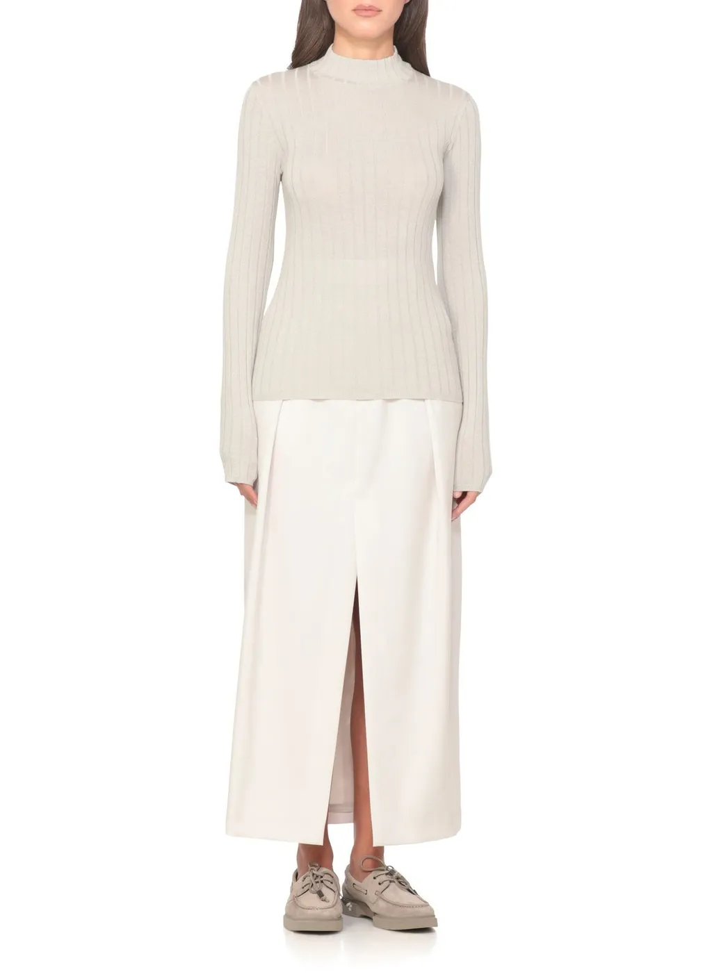 Long Sleeve Ribbed Jumper