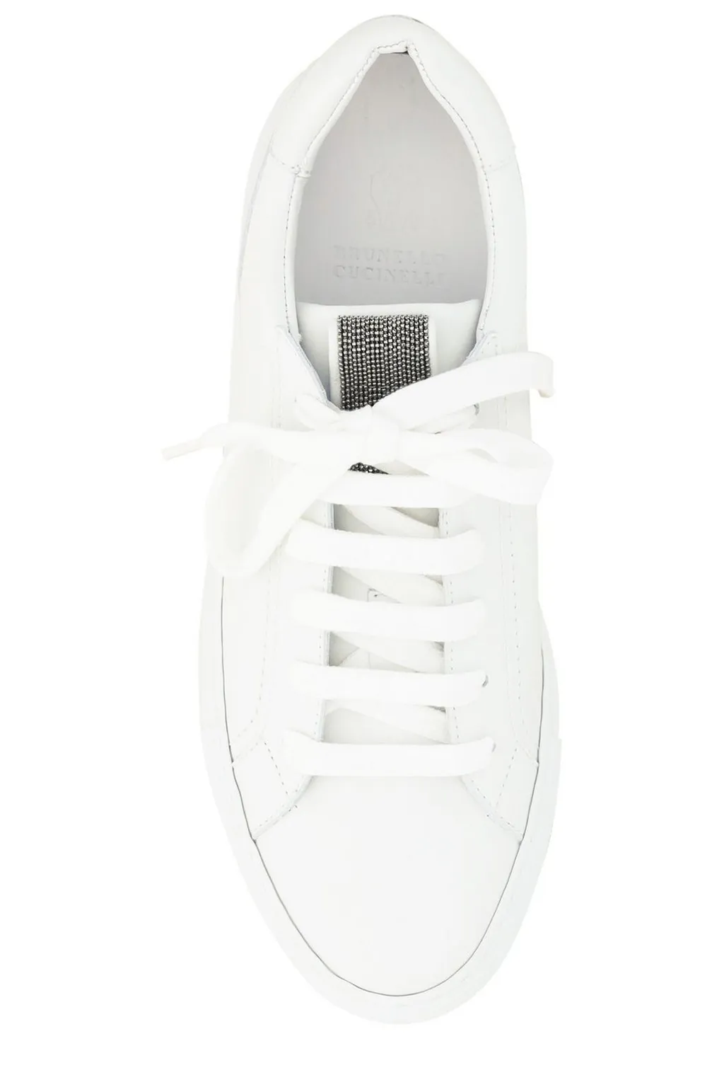 Monili-Detailed Lace-Up Sneakers