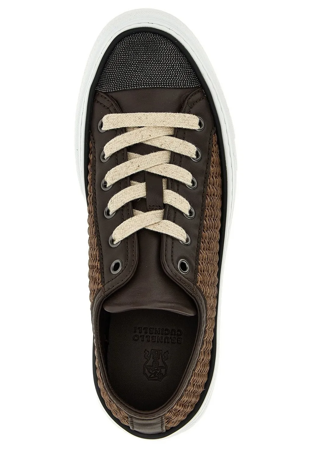 Jewel Lace-Up Sneakers