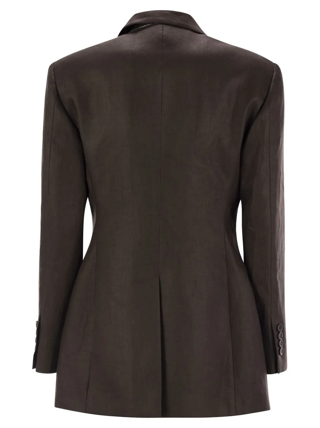 Embellished Polished Twill Blazer