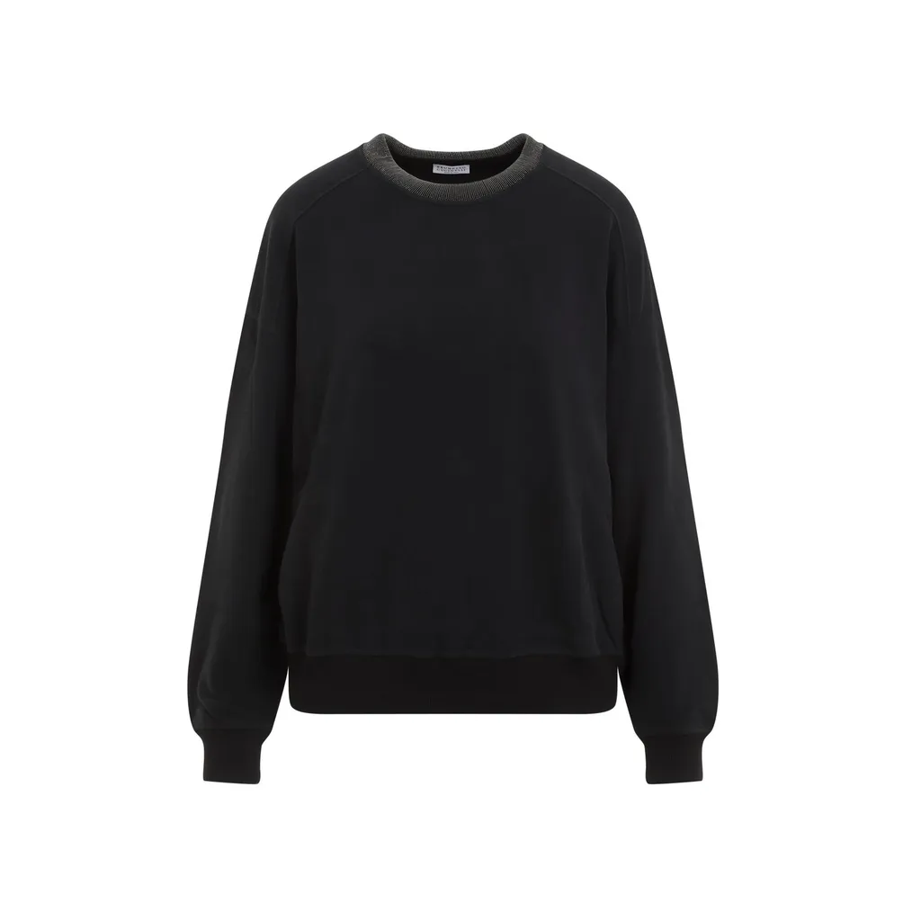 Monili-Chain Crewneck Sweatshirt