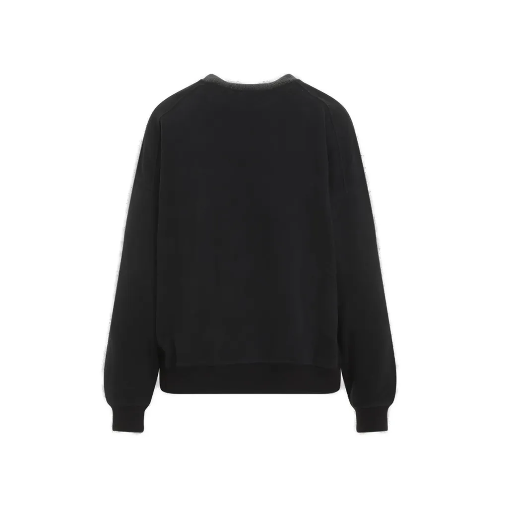 Monili-Chain Crewneck Sweatshirt