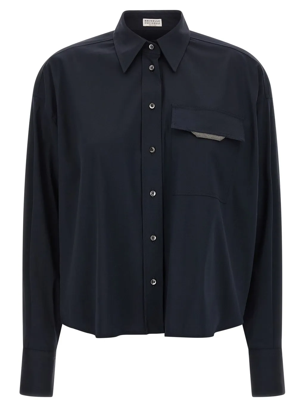 Long-Sleeved Buttoned Shirt