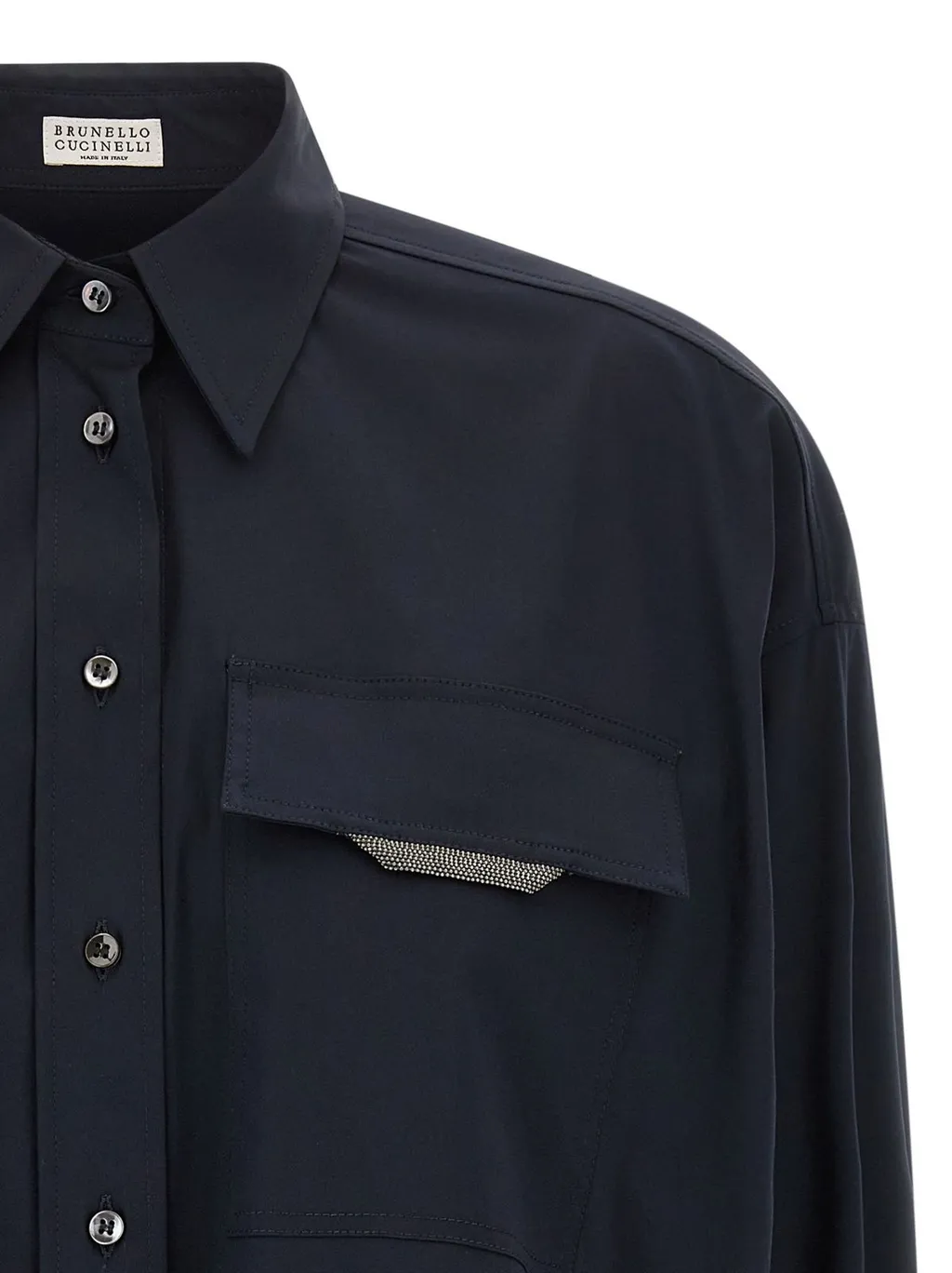 Long-Sleeved Buttoned Shirt
