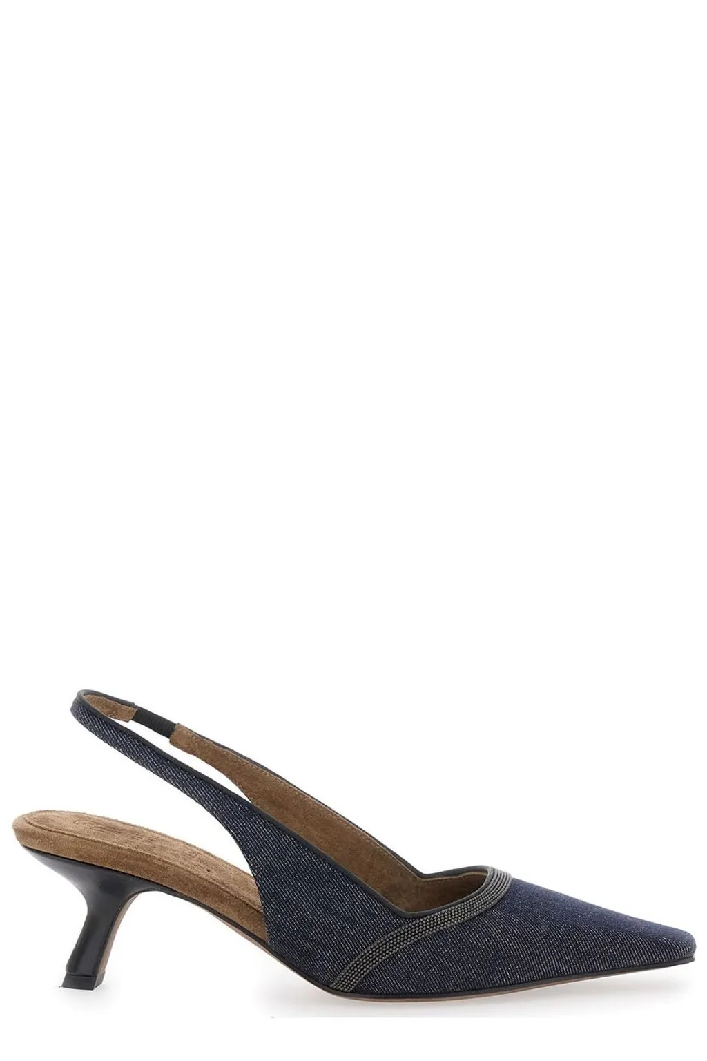 Slingback Pointed-Toe Pumps