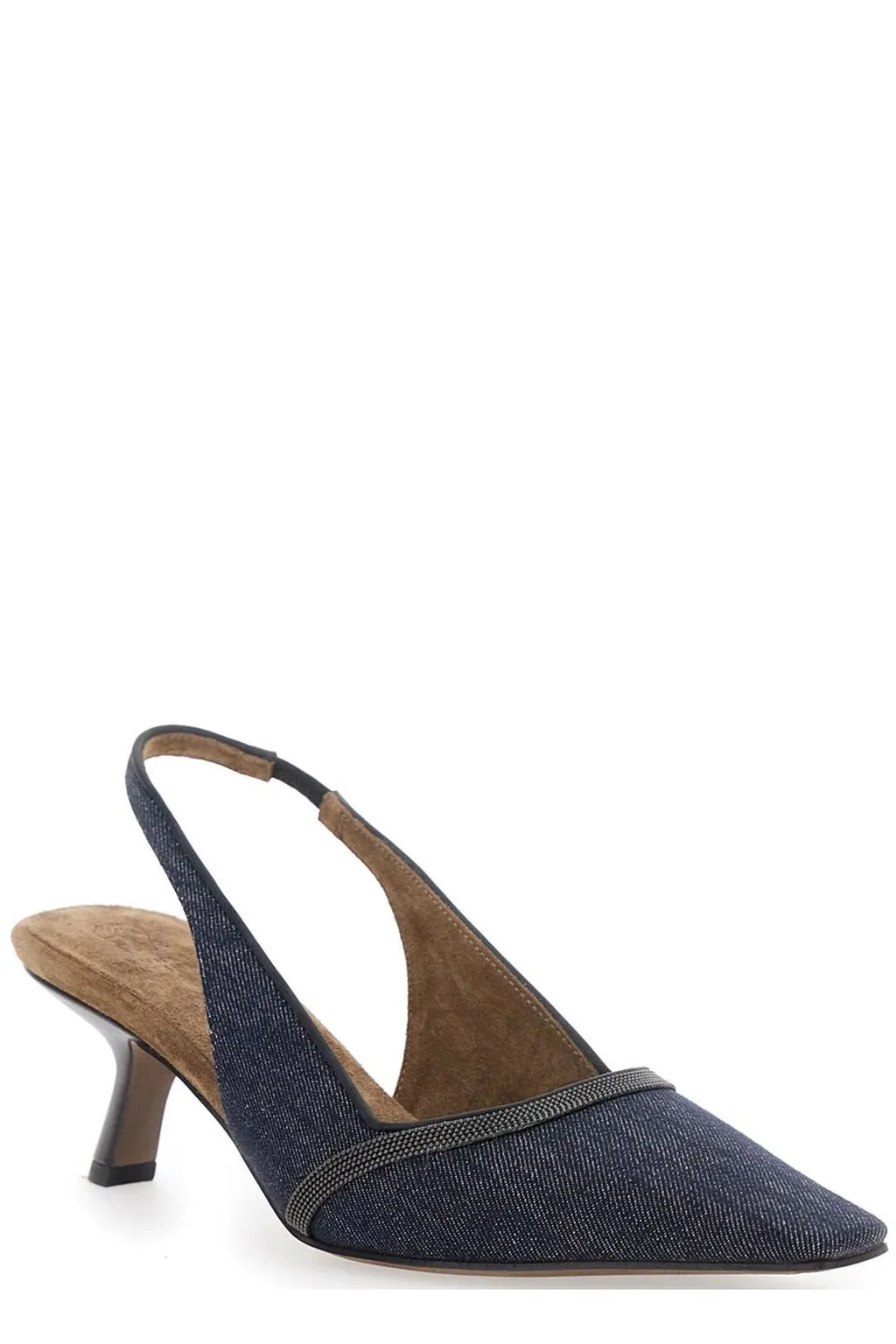 Slingback Pointed-Toe Pumps