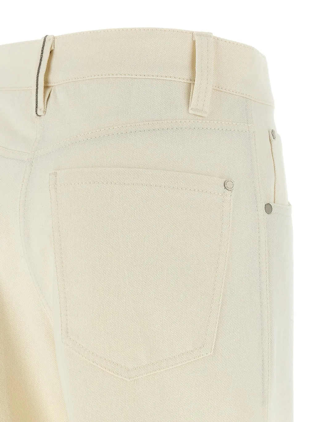 Monili Detailed Cropped Jeans