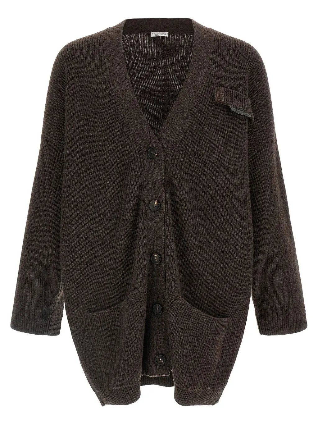 V-Neck Knitted Cardigan