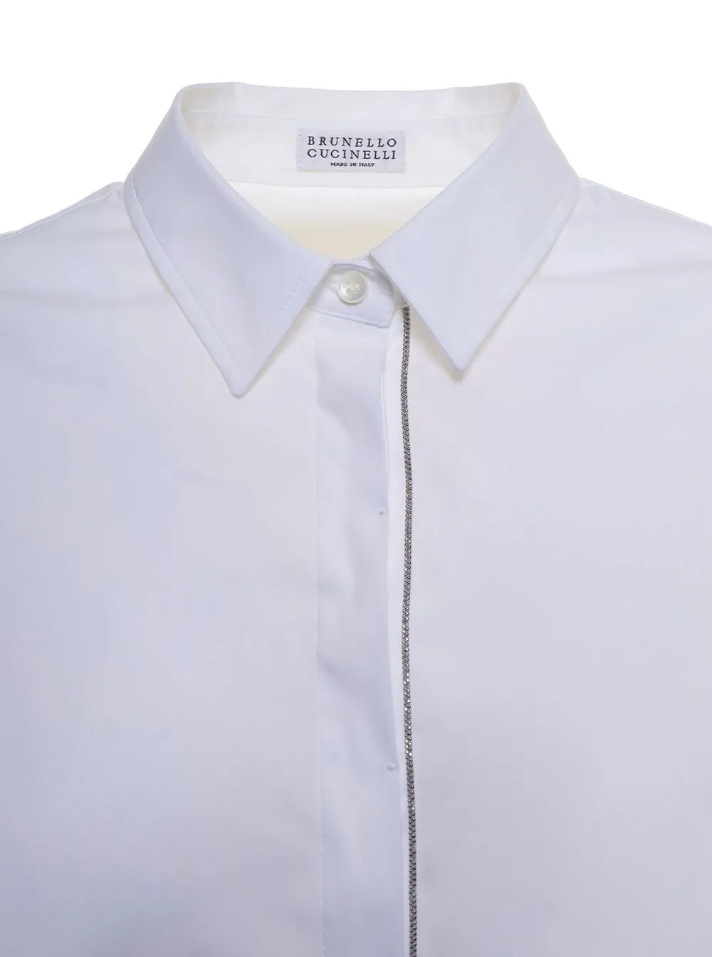 Monili Embellished Long-Sleeved Shirt