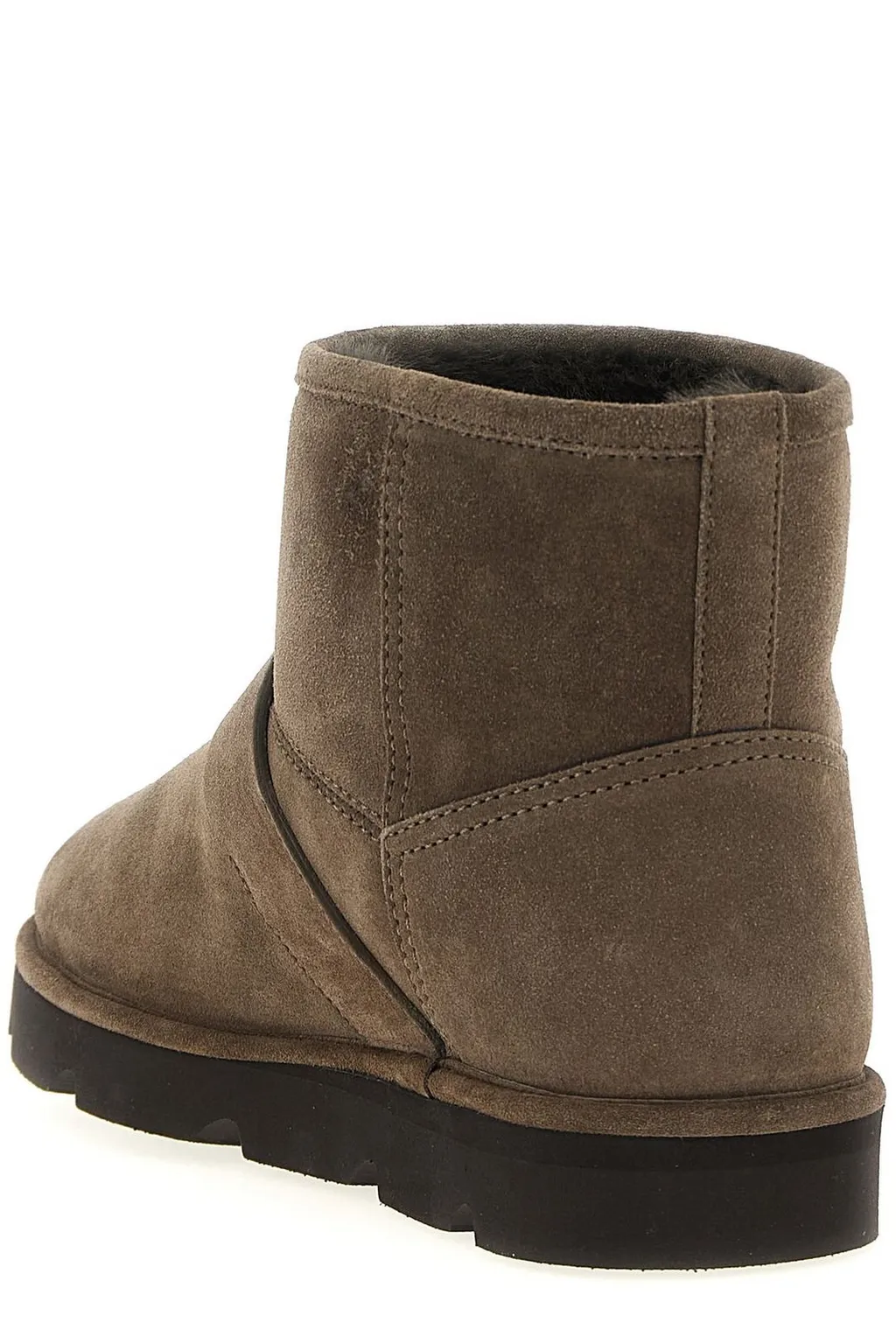 Monile Detailed Buckle Strap Ankle Boots