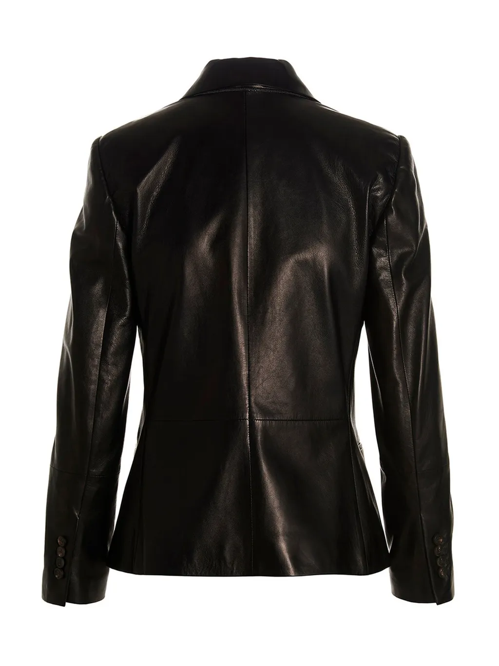 Double-Breasted Long-Sleeved Jacket