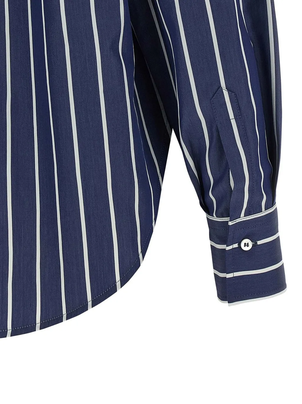 Striped Button-Up Shirt