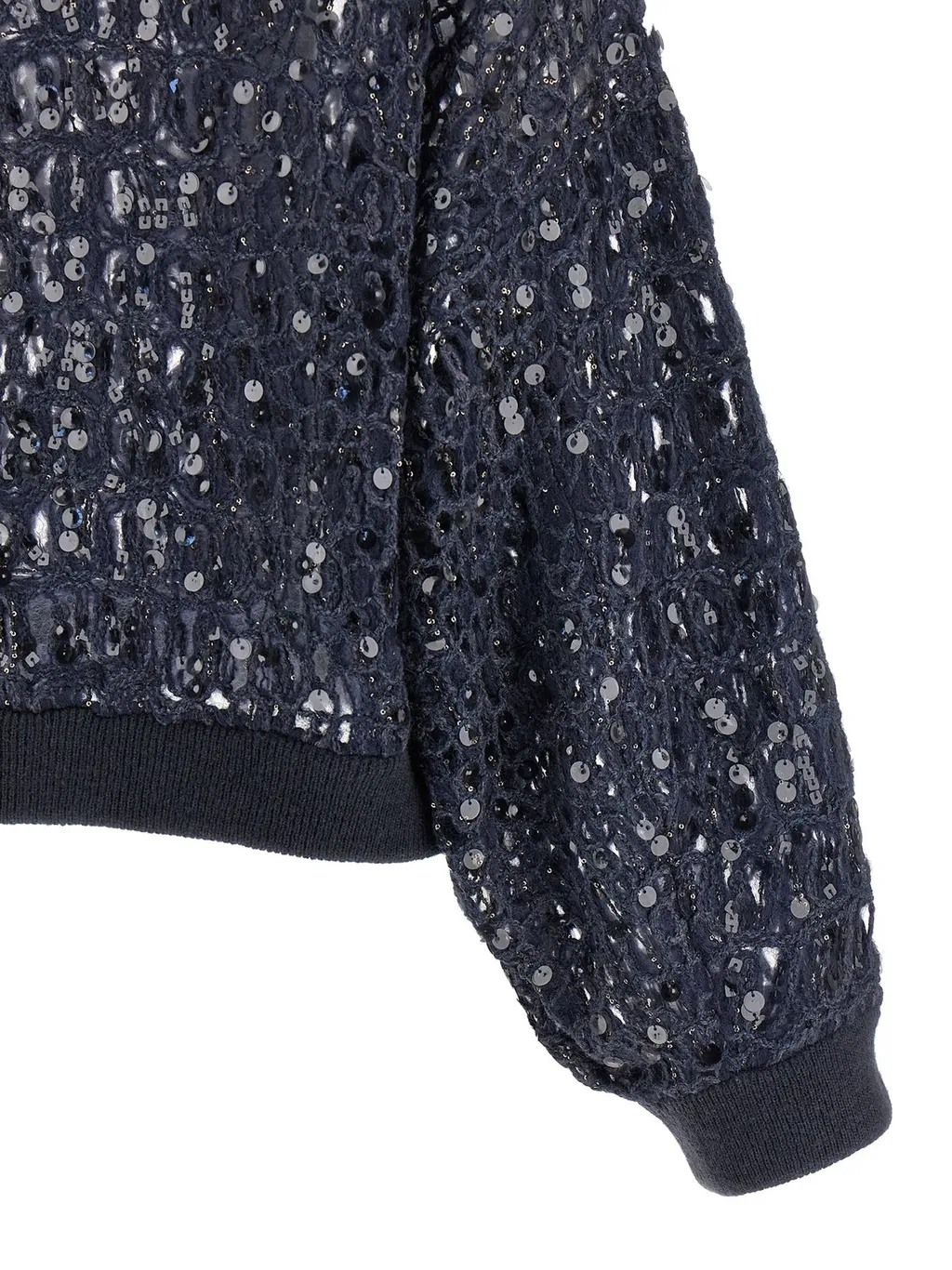 Dazzling Embroidered Knit Cardigan