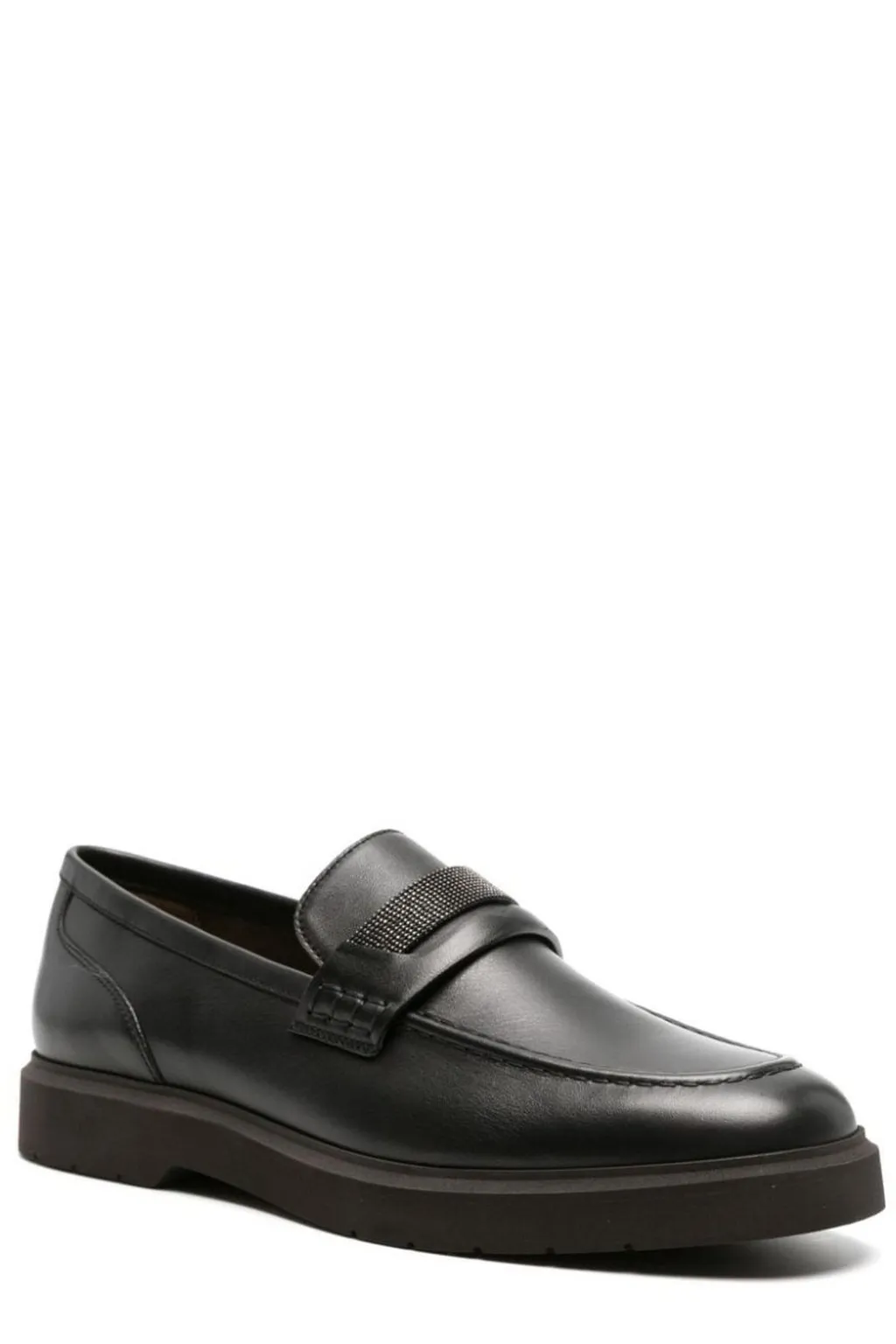 Embellished Slip-On Loafers